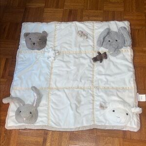 Pottery Barn Kids Lovey Animal Play Mat 30x30